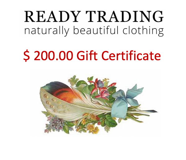 $200 READY TRADING Gift Certificate