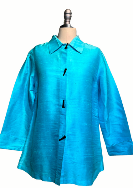 A-Line Silk Cocktail Blouse