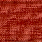 Color swatch of "tabasco" in linen. 