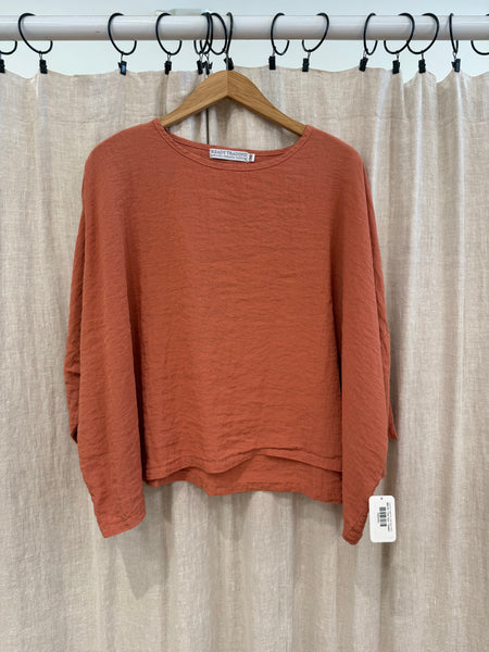 One Size Cropped Top -Travel Rayon
