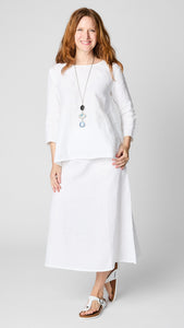 A-Line Linen Skirt