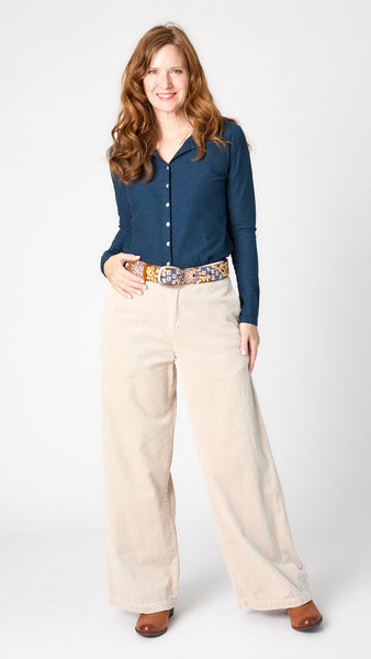 Corduroy Wide Leg Pant