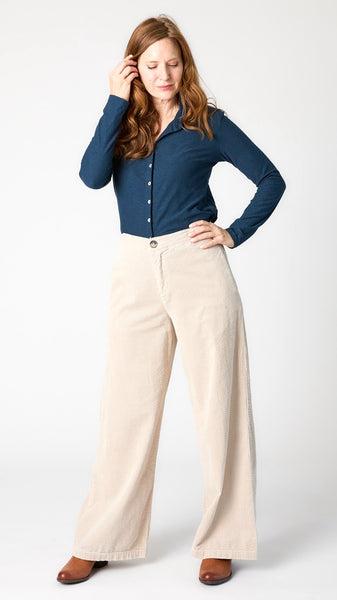 Corduroy Wide Leg Pant