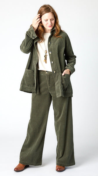 Corduroy Wide Leg Pant