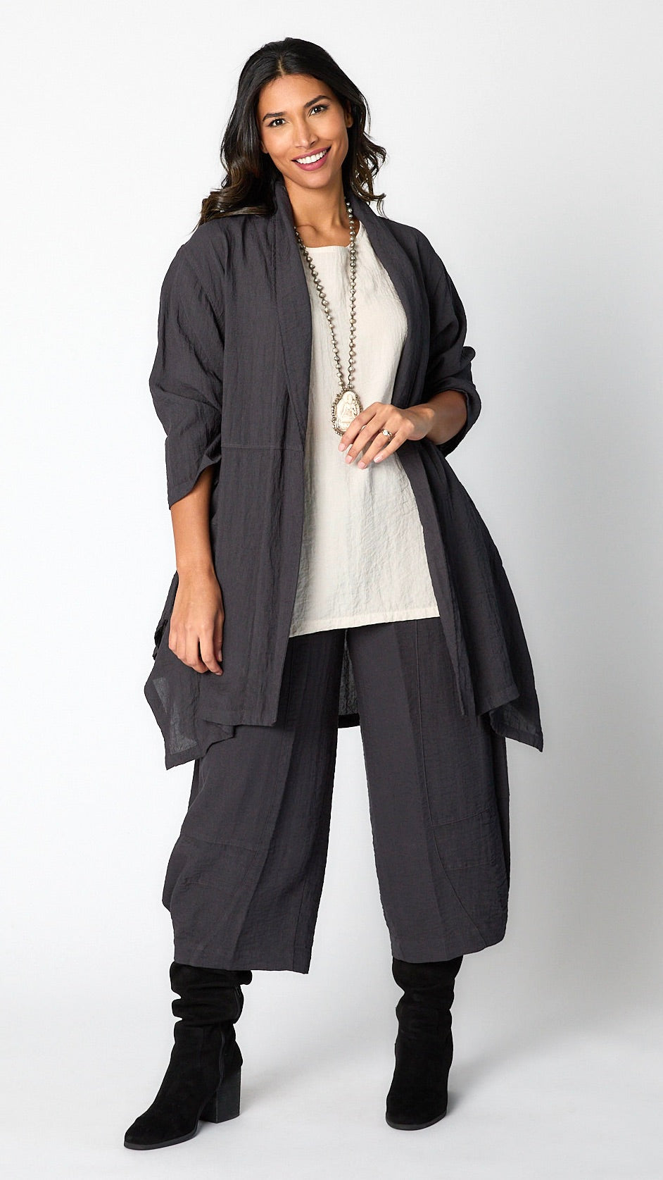 Gerties 11 Stitch Gaia Jacket - Black Pearl
