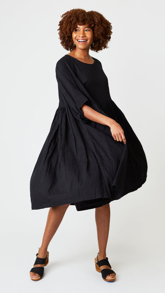 oversized black smock dress COLLUSION Plus oversized wrap maxi smock dress with contrast gingham ties in black