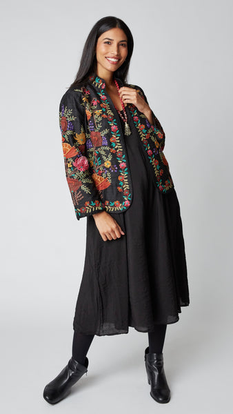 Heritage Embroidered Silk Jacket
