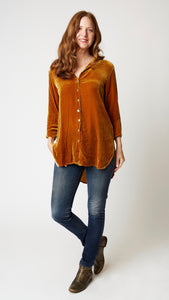 Velvet Boyfriend Shirt – READY TRADING