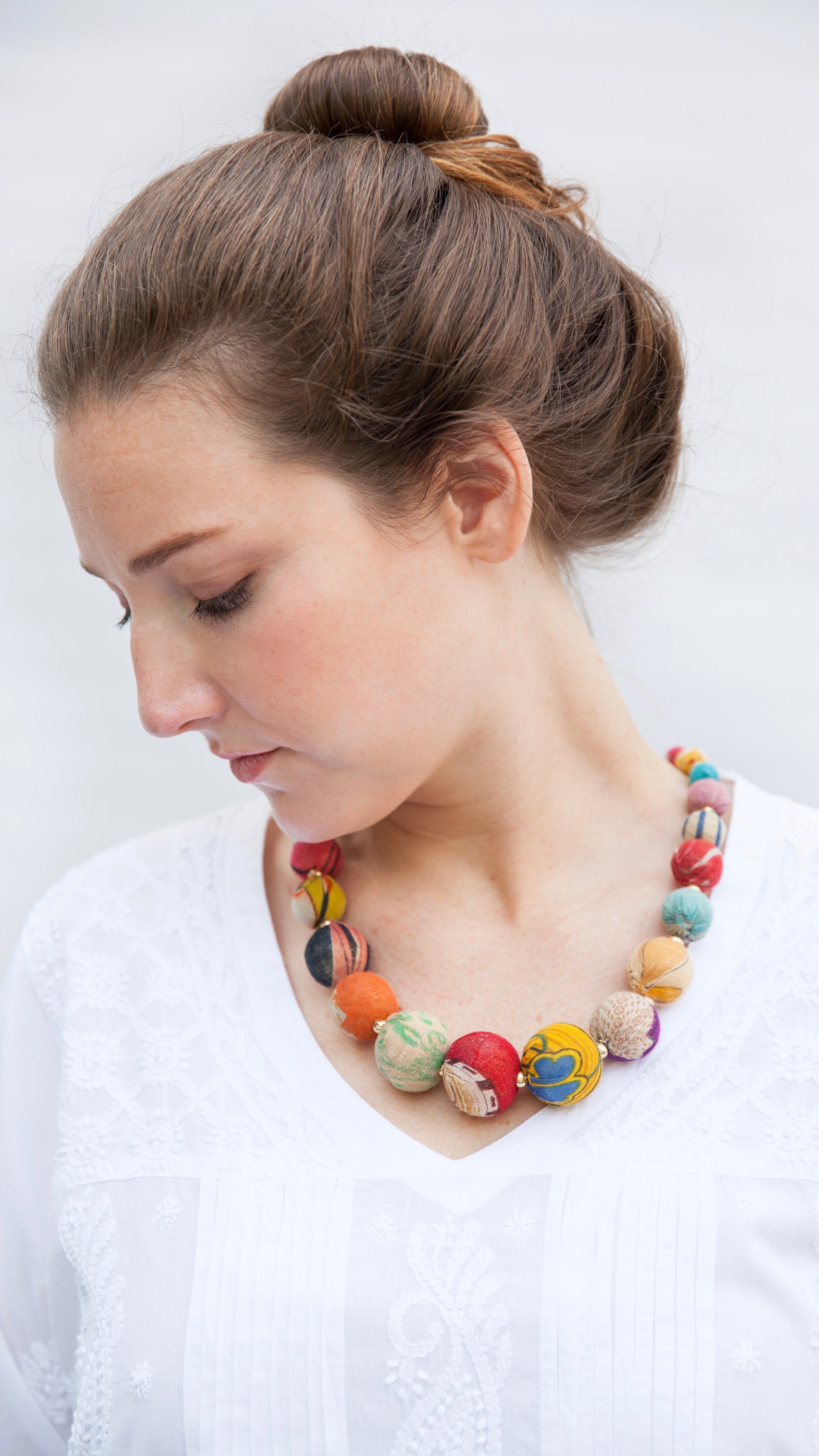 Kantha Graduated Necklace