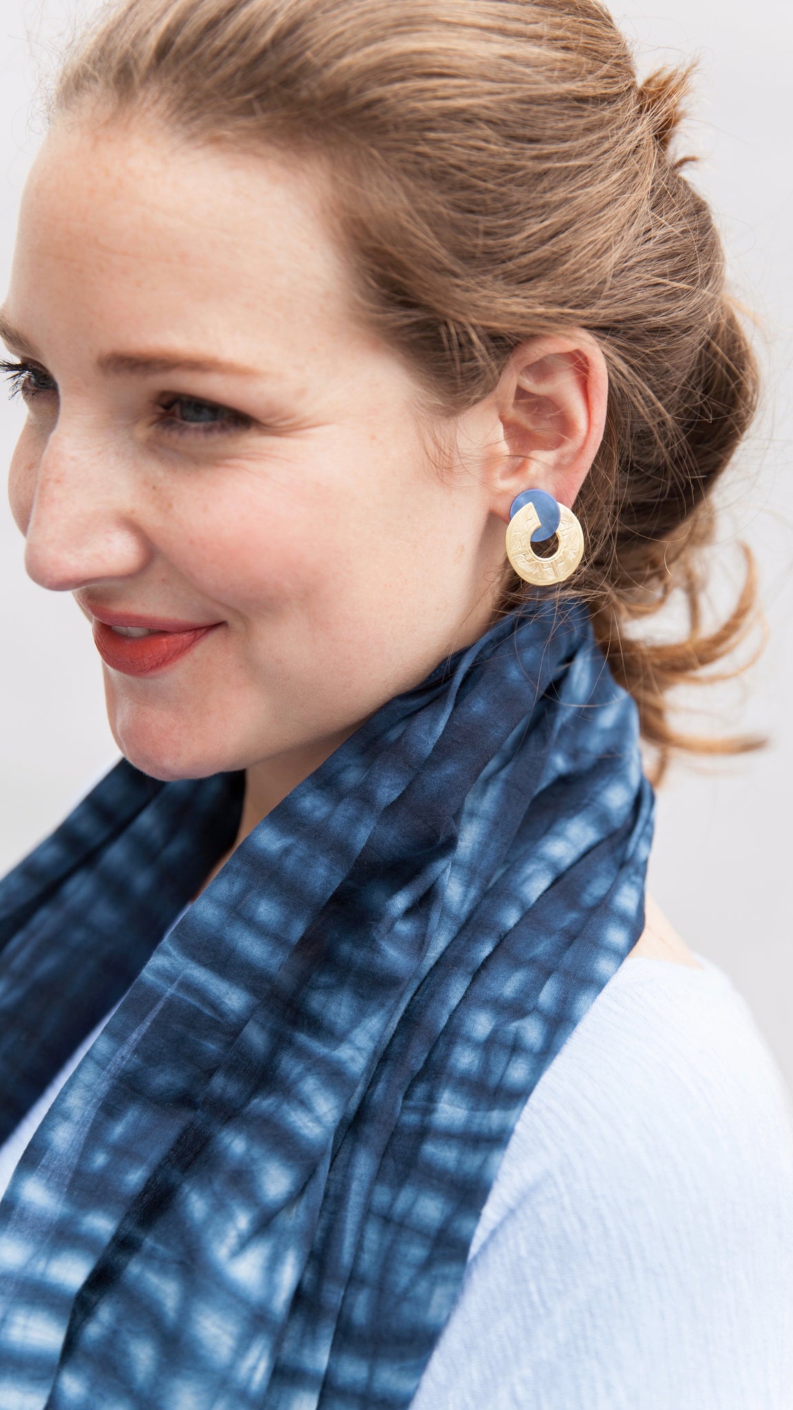 John Michael Richardson Small Signature Earring